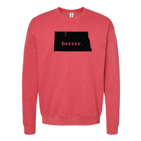 Brrrrr. North Dakota Crewneck Sweatshirt