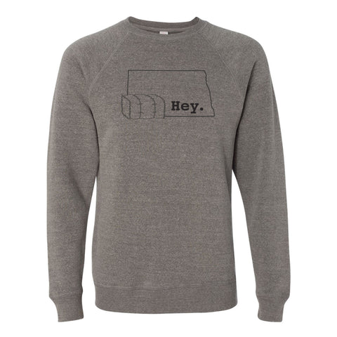 North Dakota Hey. Crewneck Sweatshirt