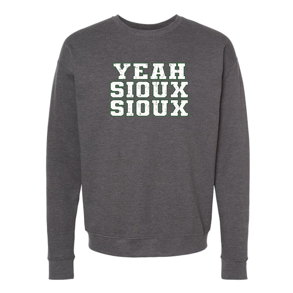 Yeah Sioux Sioux North Dakota Crewneck Sweatshirt