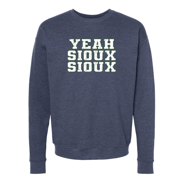 Yeah Sioux Sioux North Dakota Crewneck Sweatshirt