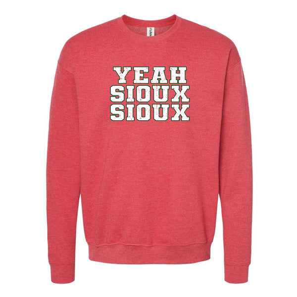 Yeah Sioux Sioux North Dakota Crewneck Sweatshirt