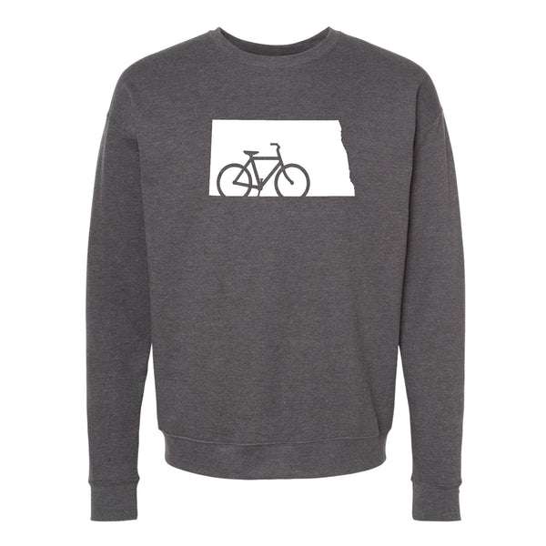 Bike North Dakota Crewneck Sweatshirt