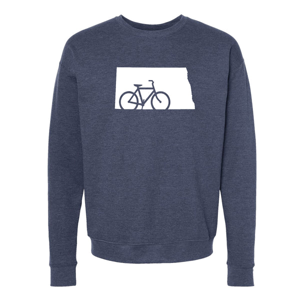 Bike North Dakota Crewneck Sweatshirt