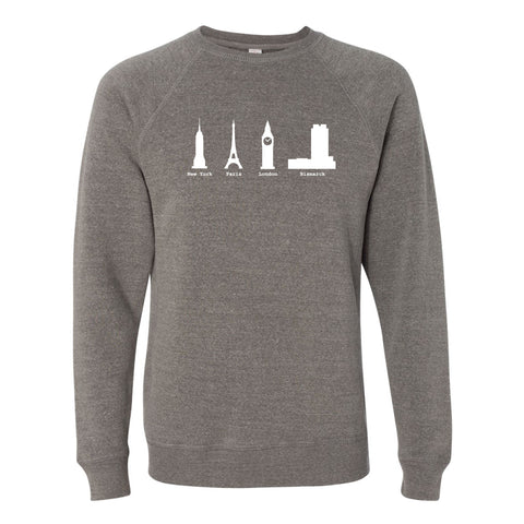 Bismarck Skyscraper North Dakota Crewneck Sweatshirt