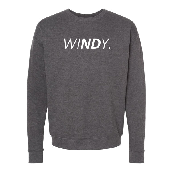 Windy North Dakota Crewneck Sweatshirt