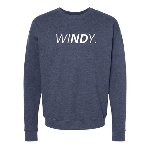 Windy North Dakota Crewneck Sweatshirt