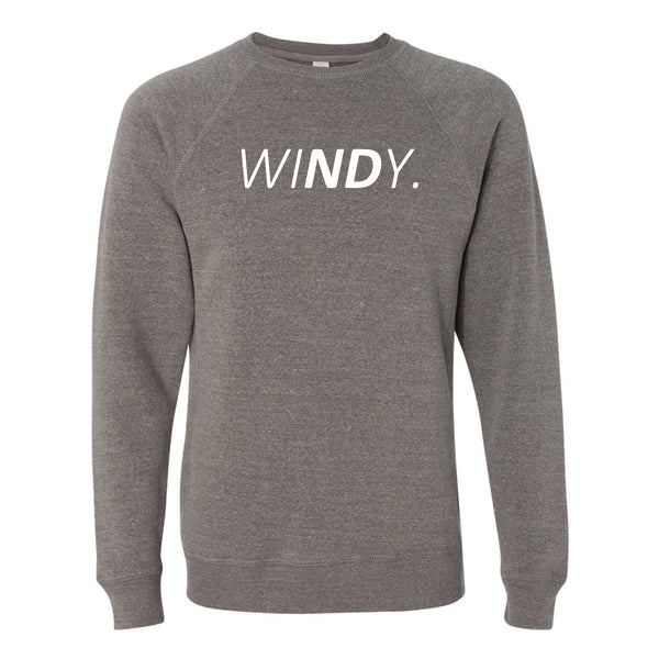 Windy North Dakota Crewneck Sweatshirt