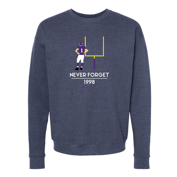 Never Forget 1998 North Dakota Crewneck Sweatshirt