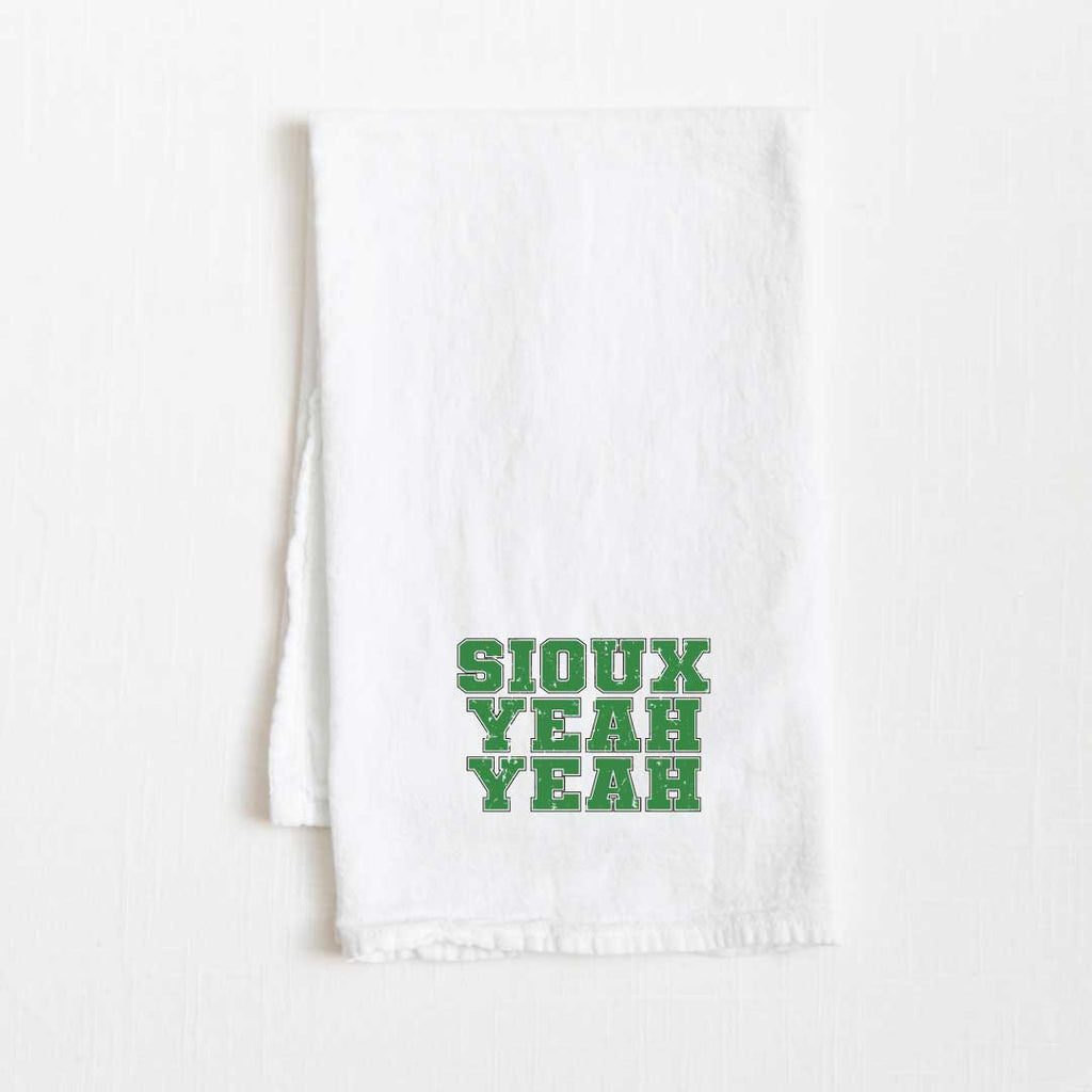 Sioux Yeah Yeah North Dakota Flour Sack Towel
