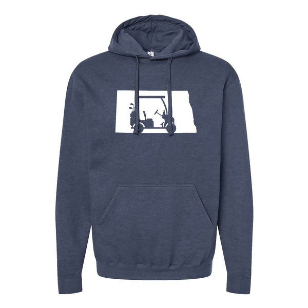 North Dakota Golf Cart Hoodie