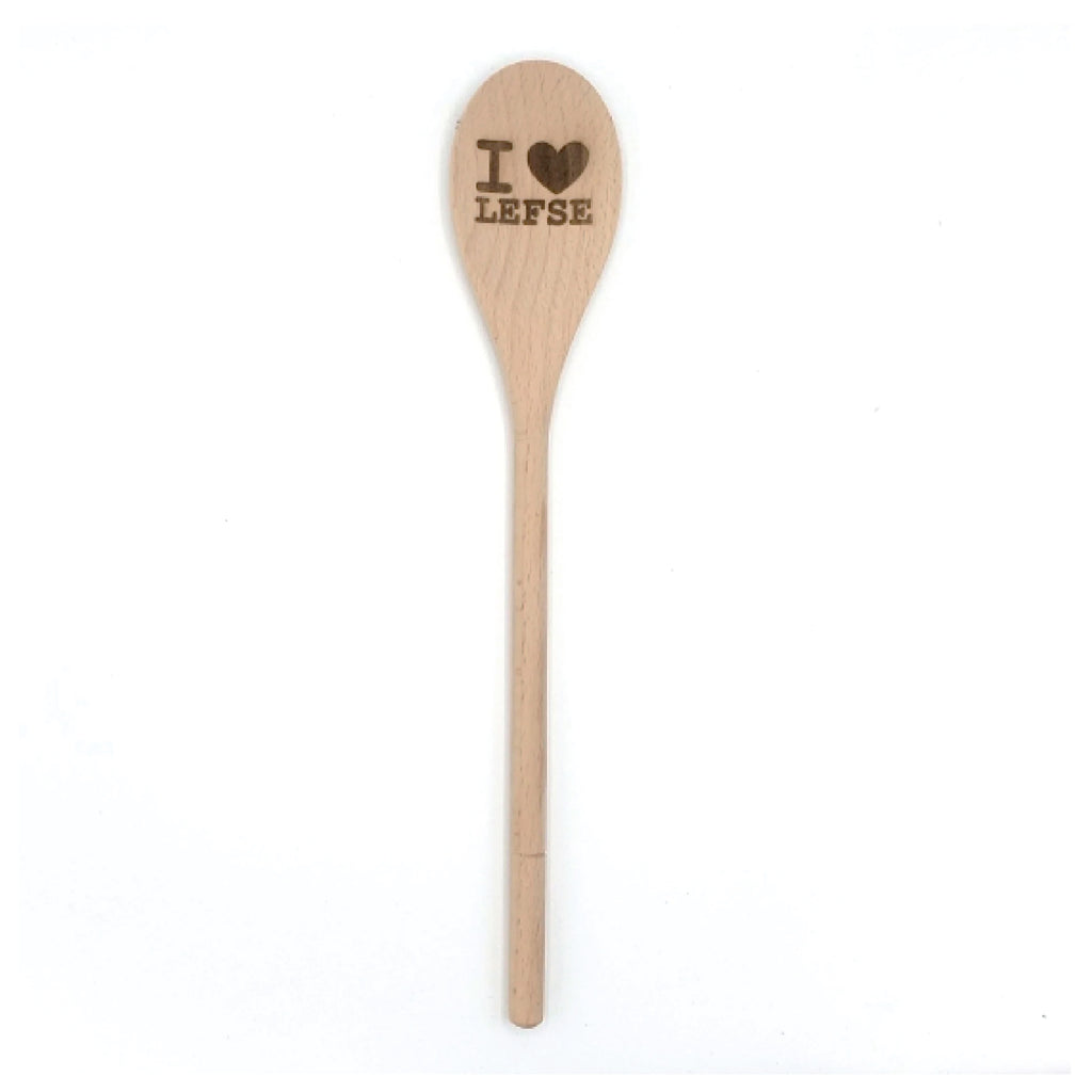 I Heart Lefse Wooden Spoon