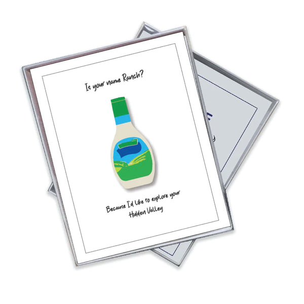 Ranch Dressing Valentine's Day Card