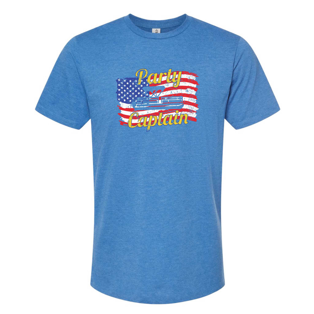 Fourth of July Party Captain North Dakota T-Shirt