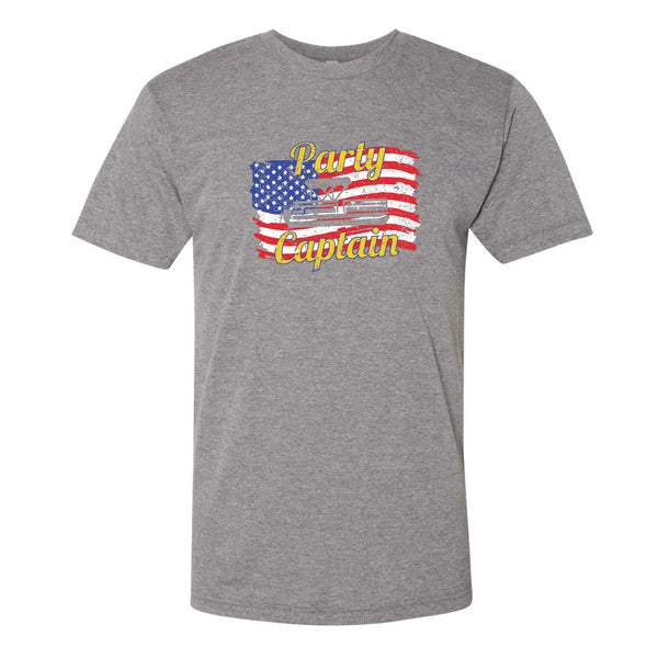 Fourth of July Party Captain North Dakota T-Shirt