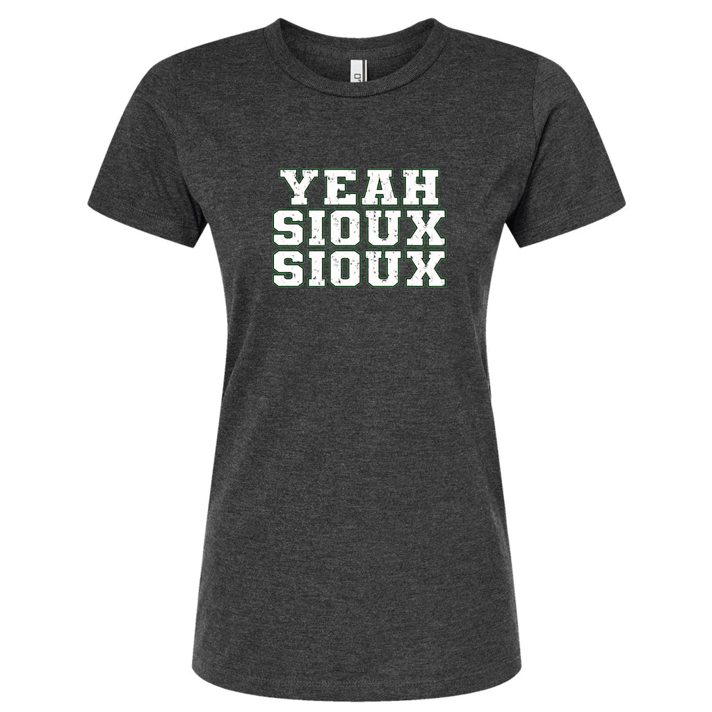 Yeah Sioux Sioux North Dakota Women's Fitted