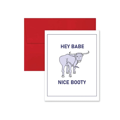 Babe Nice Booty Valentine's Day Card