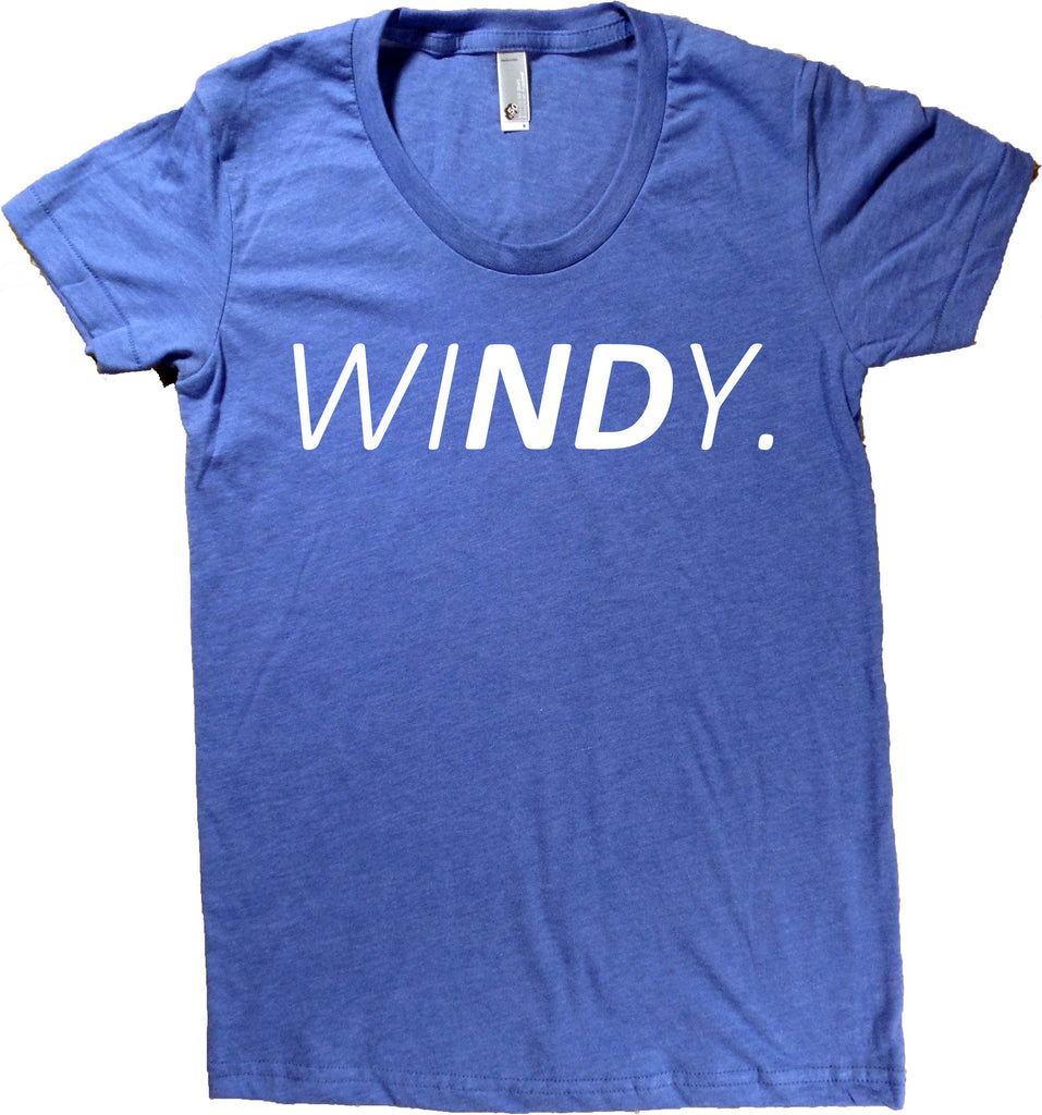 Windy North Dakota T-Shirt - Women's Fitted