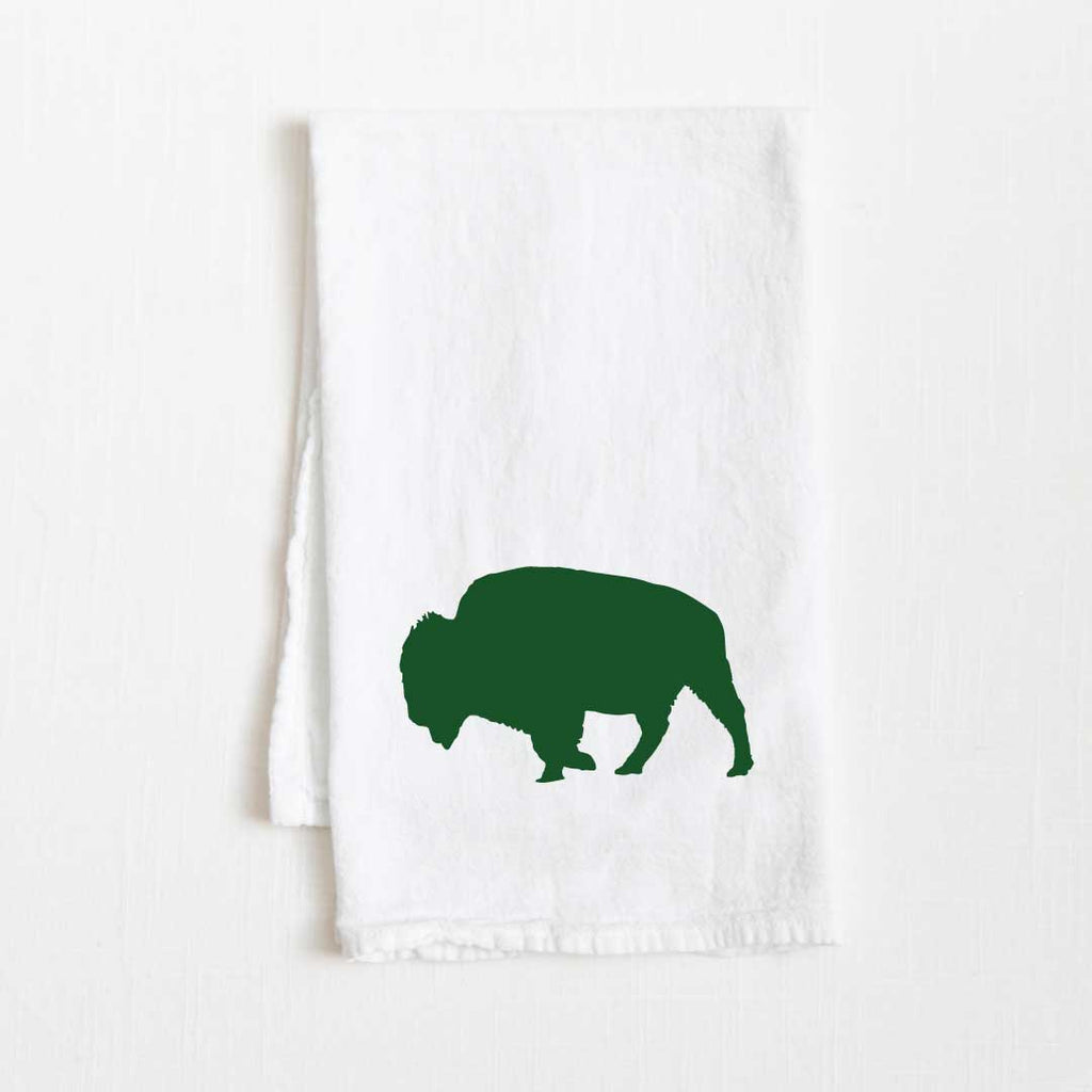 Buffalo North Dakota Flour Sack Towel