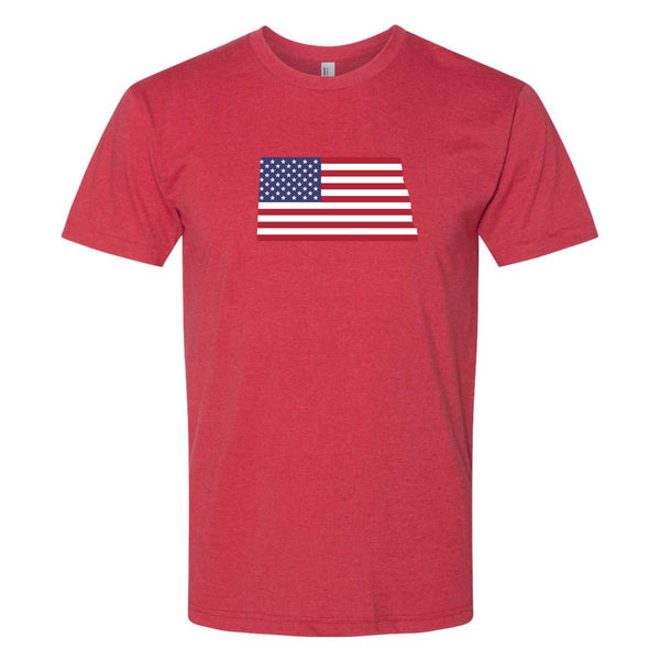 North Dakota USA Flag T-Shirt