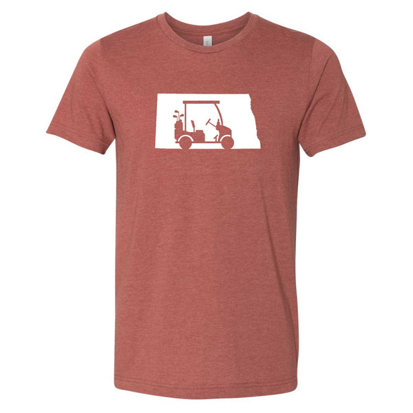 North Dakota Golf Cart T-Shirt