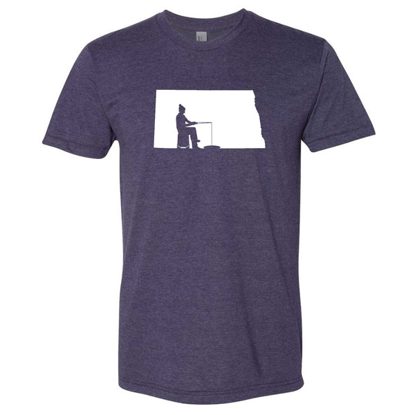 North Dakota Ice Fishing T-Shirt