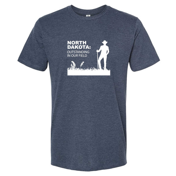 Outstanding in Our Field North Dakota T-Shirt