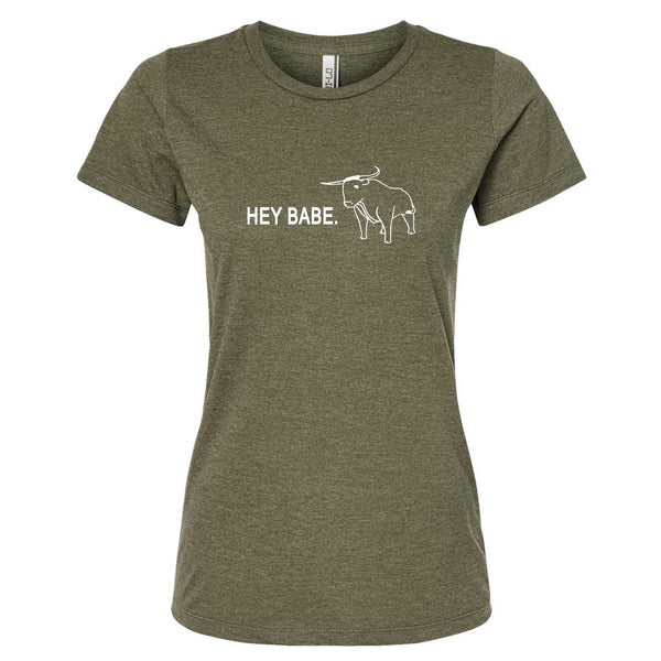 Babe the Blue Ox / Paul Bunyan North Dakota T-Shirt - Women's Fitted